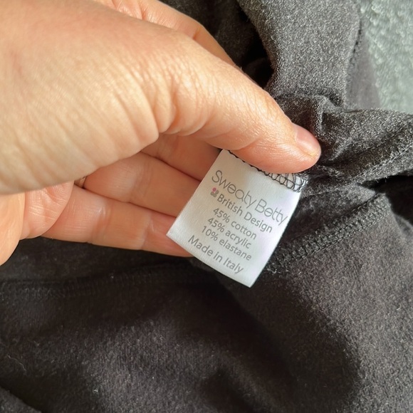 Sweaty Betty Gray Cowl Neck Sweatshirt - Picture 9 of 11